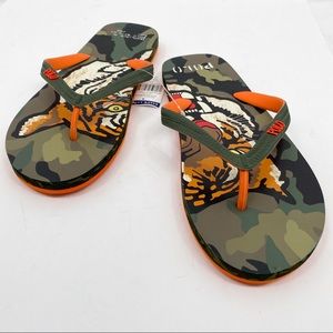 Ralph Lauren Polo Tiger Whitlebury II Flip Flops